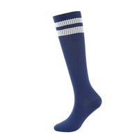 Chaussettes de compression montantes OEM pour adultes, hommes et femmes, pour le sport, avec revers personnalisé