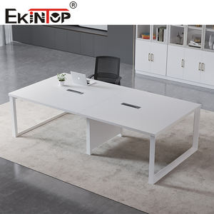 Panel de Partición para Escritorio de Oficina Moderno Ekintop, Separador de Mesa de Oficina, Panel de Partición de Tablero Suave, Estación de Trabajo de Oficina Blanca - Product Image 5