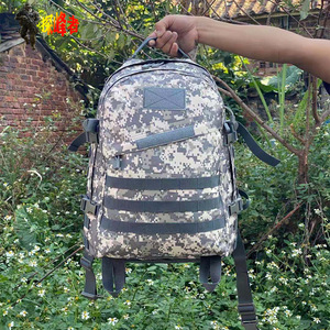 Tactical <b>Backpack</b> 600D Camouflage <b>Waterproof</b> Outdoor Hiking Bag Large Capacity Unisex Adult Use - Product Image 1