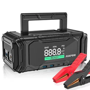 Avapow AP6 12V carro jump starter com bomba de ar bateria do carro quebrar para auto assistência carro jump start