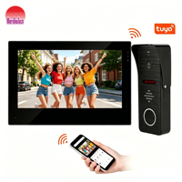 Videoportero Inteligente Tuya con WiFi, Pantalla Táctil de 7 Pulgadas, Cámara de 1080P, Audio Bidireccional, Intercomunicador Multi-Unidad, Desbloqueo Remoto