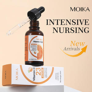 Venta al por mayor suero facial orgánico para el cuidado de la piel, antienvejecimiento, brillo, hidratante con vitamina C y ácido hialurónico para reparación facial - Product Image 3