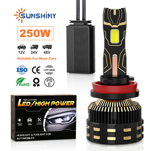 Phare <span class=keywords><strong>LED</strong></span> de voiture Sunshiny X03 <span class=keywords><strong>H7</strong></span> H4 3570 CSP 250W avec refroidissement par ventilateur, Plug and Play, 30000LM, Super Lumineux, <span class=keywords><strong>Ampoule</strong></span> de phare <span class=keywords><strong>LED</strong></span> automobile - Product Image 6