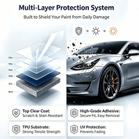 Film de protection de peinture automobile en TPU PPF de qualité supérieure |   Film auto-réparateur, anti-taches, hydrophobe, anti-jaunissement