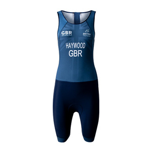 <span class=keywords><strong>Combinaison</strong></span> <span class=keywords><strong>de</strong></span> <span class=keywords><strong>triathlon</strong></span> sans manches aérodynamique personnalisée <span class=keywords><strong>de</strong></span> haute qualité Dlue pour femmes - Product Image 1