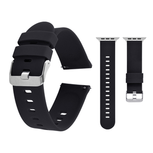 Correas de <span class=keywords><strong>Reloj</strong></span> de Silicona Personalizadas de Lujo para <span class=keywords><strong>Hombre</strong></span> y Mujer, para Relojes Inteligentes Digitales Apple y <span class=keywords><strong>Huawei</strong></span> - Product Image 2