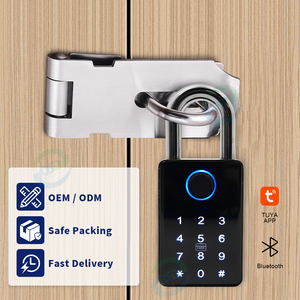 Tuya App thép thông minh khóa cửa không thấm nước sinh trắc học vân tay tăng cường an ninh cho kính/cửa nhôm-Loại mã - Product Image 2