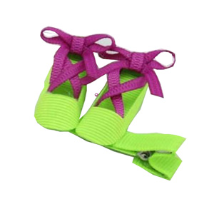Dance Hair <strong>Bow</strong> with Ballet Shoe Hair Accessories for Girl Kids - Product Image 1