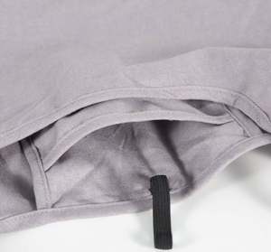 Sacs à provisions pliables en toile de coton avec poignée et ficelle Sacs d'épicerie réutilisables - Product Image 5