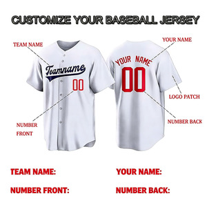 Nouveau Maillot de Baseball Américain Respirant 2026 avec Broderie 3D Personnalisée et Logo sur Mesure pour Tous les Joueurs - Product Image 4