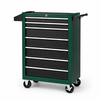 Armoire à outils roulante OEM à 7 tiroirs avec capacité de charge de 250 kg, organisateur de rangement pour garage et atelier, chariot à outils