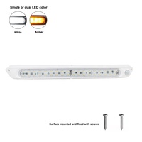 Luz Exterior para RV de 24W 12V 24V IP67, Lámparas para Toldo con Sensor de Movimiento PIR para Coche, Caravana, Cámper, Remolque, Autocaravana