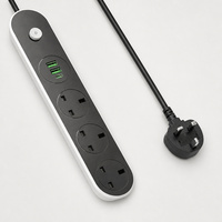 Multiprise USB standard britannique pour le Moyen-Orient et l'Arabie Saoudite, avec câble de 2 mètres, vente en gros d'usine