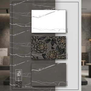 Carreaux carrés en stratifié d'artiste faits à la main de 300x450mm carreaux muraux en céramique numériques antidérapants homogènes pour la décoration de salle de bain de hall extérieur - Product Image 4