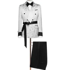 Robe de smoking pour hommes, tenue de soirée formelle pour le dîner, <span class=keywords><strong>costume</strong></span> de marié personnalisé - Product Image 1