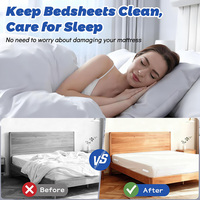 Fixateur de draps de lit de 3e génération amélioré, facile à utiliser, attache sécurisée pour matelas Queen/King/Full