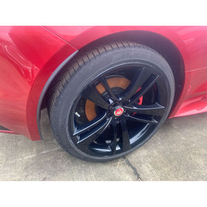 Per Jaguar F-Type ruote auto da corsa Set di 20 mulino a vento nero lucido - Product Image 6