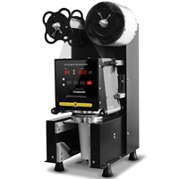 Machine électrique automatique de thermoscellage de thé de bulle de tasse de lait de Boba avec la productivité élevée pour l'emballage de boisson