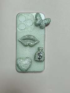 卸売 高級 キラキラ ダイヤモンド バタフライ リボン リップ ベア ハート フラワー デザイナー デコパーツ スマホケース Ipadケース デコレーション チャーム DIY クラフト - Product Image 5