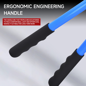 HX-50B Industrial Grade Steel Crimping Clamp with <b>Soft</b> Grip Handle Adjustable Crimping Range 6-50mm Tool Connectors Top Entry - Product Image 5