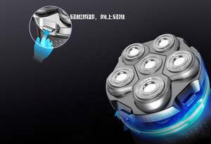 ANBOLIFE 2025 Nueva cortadora de pelo eléctrica con cabeza desmontable impermeable para hombres calvos con pantalla LED seca y húmeda para hombres - Product Image 4