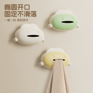 Creative <b>Wall</b> Mounted <b>Hooks</b> For Towel And Dishcloth Storage Removable And Washable Round Shape Bathroom Kitchen Use - Product Image 1