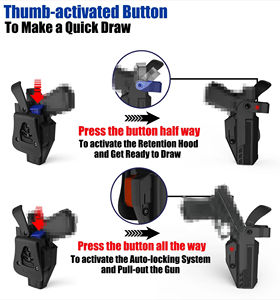 ซองปืนพกแบบยึดติดเข็มขัด G19 ระดับ <span class=keywords><strong>3</strong></span> สำหรับ Gen 1 2 <span class=keywords><strong>3</strong></span> 4 5 G19/17 G23/32 G45/44 ใช้ได้กับมือขวา - Product Image 4