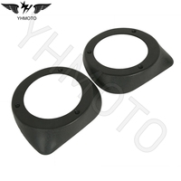 Adaptor Pod Speaker 6.5 Inci untuk Fairing Bawah Motor dengan Ventilasi, Sepasang Kiri Kanan, Cocok untuk Model Harley Touring 1997-2014