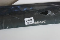 Pare-pluie de porte noir Dmax 2007, déflecteur de fenêtre pour Isuzu Dmax 2007-2011, accessoires du fabricant Dmax