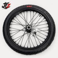 Kit de roues Supermoto 17 pouces Surron Light Bee X, jantes en aluminium CNC, haute performance, conversion/modification de moto électrique tout-terrain