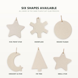 Étiquettes cadeaux personnalisées <span class=keywords><strong>en</strong></span> céramique pour décorations de Noël - Product Image 4