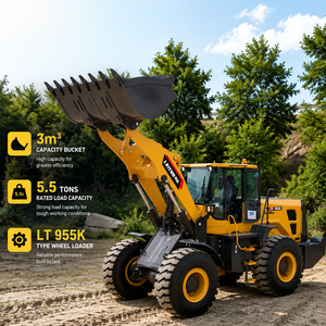 Livraison gratuite Chargeuse sur pneus tout-terrain avec <span class=keywords><strong>pelle</strong></span> avant, capacité de charge nominale de <span class=keywords><strong>5</strong></span> <span class=keywords><strong>tonnes</strong></span> à <span class=keywords><strong>5</strong></span>,<span class=keywords><strong>5</strong></span> <span class=keywords><strong>tonnes</strong></span>, capacité de montée de 30 degrés - Product Image 4