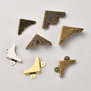 Corner Brace Antique Iron <b>Bracket</b> For Wooden Box Gift Box Decorative Corner Protector Hardware Accessories - Product Image 4