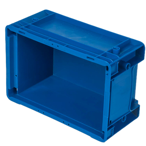 2022 Wholesale Light Weight Small Size Plastic Moving Logistics Box KLT Crate For Convenience Store