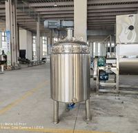 Réservoir mélangeur industriel à grande vitesse sous vide homogénéisateur à haut cisaillement poudre d'amidon de maïs équipement de mélange de liquide mélange de réservoir efficace