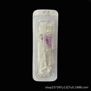 Cánula <span class=keywords><strong>IV</strong></span> Veterinaria con Alas, Catéter Intravenoso con Puerto de Inyección, Cánula <span class=keywords><strong>IV</strong></span> <span class=keywords><strong>FEP</strong></span>/TPU - Product Image 6