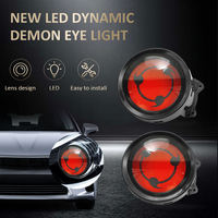 Feux de signalisation décoratifs à LED dynamiques modifiés de 3 pouces avec télécommande, clignotants, pour l'extérieur des véhicules
