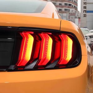 Pour Ford <span class=keywords><strong>Mustang</strong></span> 2015-<span class=keywords><strong>2023</strong></span> LED Auto feux arrière assemblage dynamique clignotant Signal lumineux voiture feux arrière mise à niveau accessoires - Product Image 2