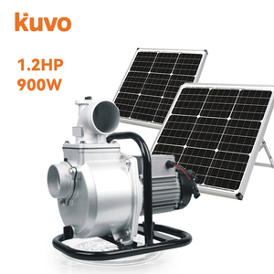 Pompe à eau solaire portable KUVO 96V 900W avec contrôleur MPPT, débit de 30000LPH, hauteur de refoulement de 15M, 1.2HP pour l'irrigation des fermes agricoles - Product Image 1