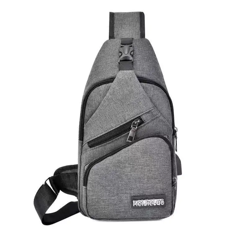 Promising custom single shoulder messenger bag waterproof travel sports backpack chest sling bag women men bags cross body