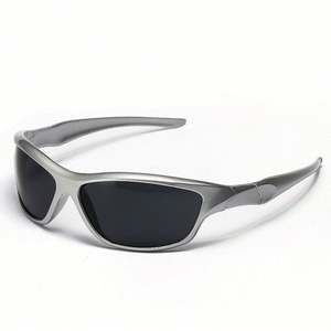 Gafas de Sol Deportivas Cyberpunk Plateadas de Moda, Protección UV400, para Hombre y Mujer, Venta al Por Mayor - Product Image 4