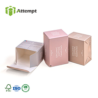 Caja de Papel Mate Ecológica de Alta Gama para Carpetas Personalizadas con Impresión de Logotipo Personalizado para Marcas de Tampones Orgánicos