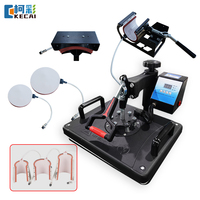 KECAI Presse à chaud multifonction 8 en 1 pour machine à imprimer T-Shirt Hat Mug Plate New State