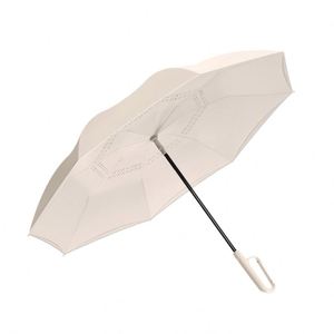 Paraguas Plegable Clásico de Doble Uso, Extra Grande, Personalizado, Semiautomático, con Logotipo, Protección Solar de Doble Capa, Mango Largo - Product Image 1