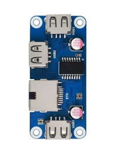 Ethernet / USB HUB HAT (B) for <strong>Raspberry</strong> <strong>Pi</strong> Series, 1x RJ45, 3x USB 2.0 - Product Image 3