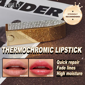 Rouge à lèvres nourrissant au diamant, imperméable, thermochromique, baume à lèvres luxueux, réparation, brillance longue durée, rouge à lèvres hydratant - Product Image 2