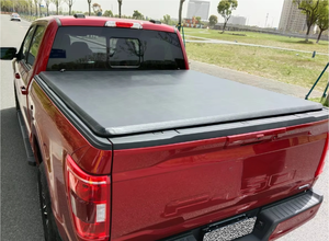 Couverture de benne pliante en vinyle souple de qualité supérieure compatible avec Chevy <span class=keywords><strong>Silverado</strong></span> GMC Sierra 2007-<span class=keywords><strong>2023</strong></span> Installation rapide - Product Image 3