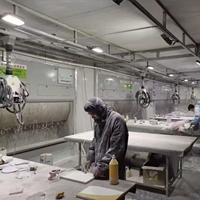 Cabine de peinture industrielle à lavage à l'eau avec épurateur humide pour la collecte des poussières de polissage et de peinture