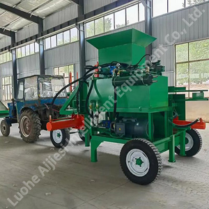 Machine à ensiler carrée mini-ronde pour foin, ensileuse carrée pour herbe, machine à emballer et à presser les sacs - Product Image 3