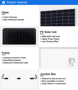 แผงโซลาร์เซลล์ 500W 550W ราคาประหยัด โมโม่ โซลาร์เซลล์ โมดูล PV 540w 545w ราคาพลังงานแสงอาทิตย์ - Product Image 6